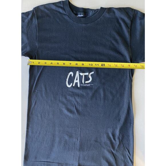 CATS Shirt Mens Medium NYC Broadway Play 1981 Single Stitch Vintage Graphic Tee - Picture 8 of 10